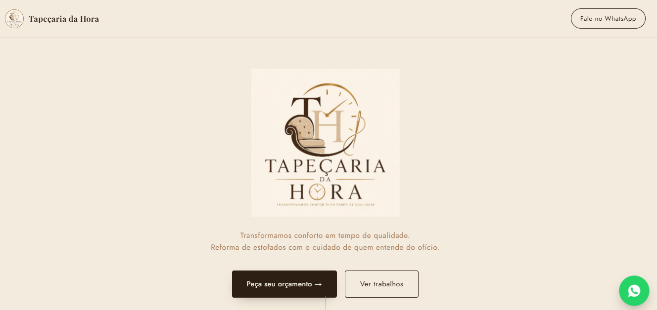 Tapeçaria da hora - www.tapecariadahora.com.br